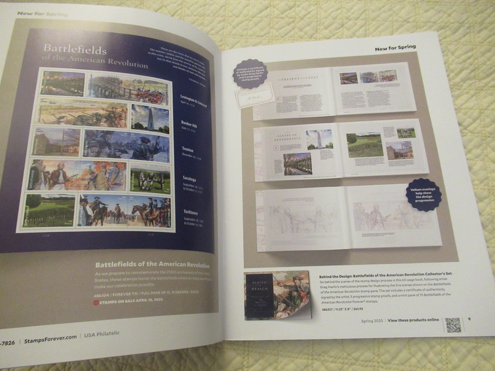USPS USA Philatelic Spring 2025 Catalog