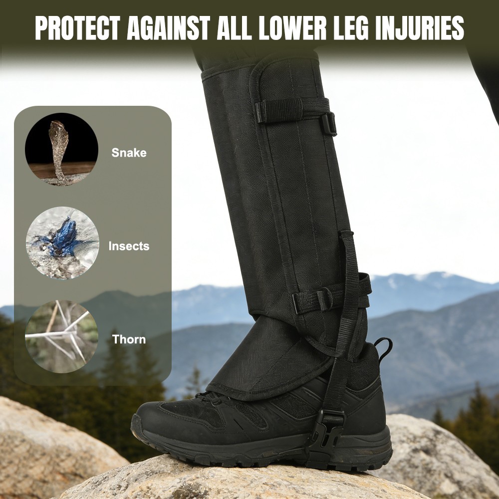 Anti-Bite Snake Guards Waterproof Leg Protection Gaiters Cover fr Outdoor Hiking