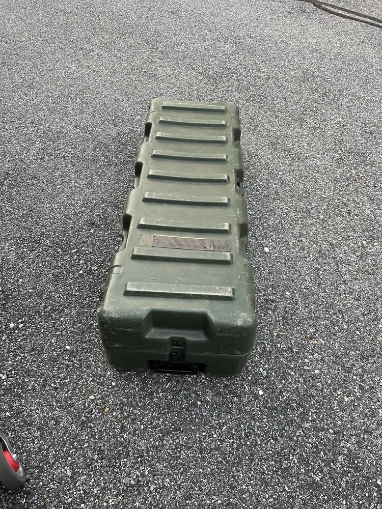 Hardigg OD Green Case with full hinged back (no foam)