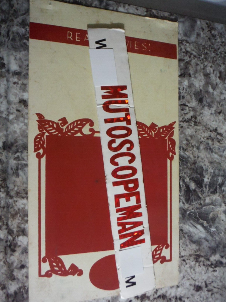 Original Mutoscope Marquee Card