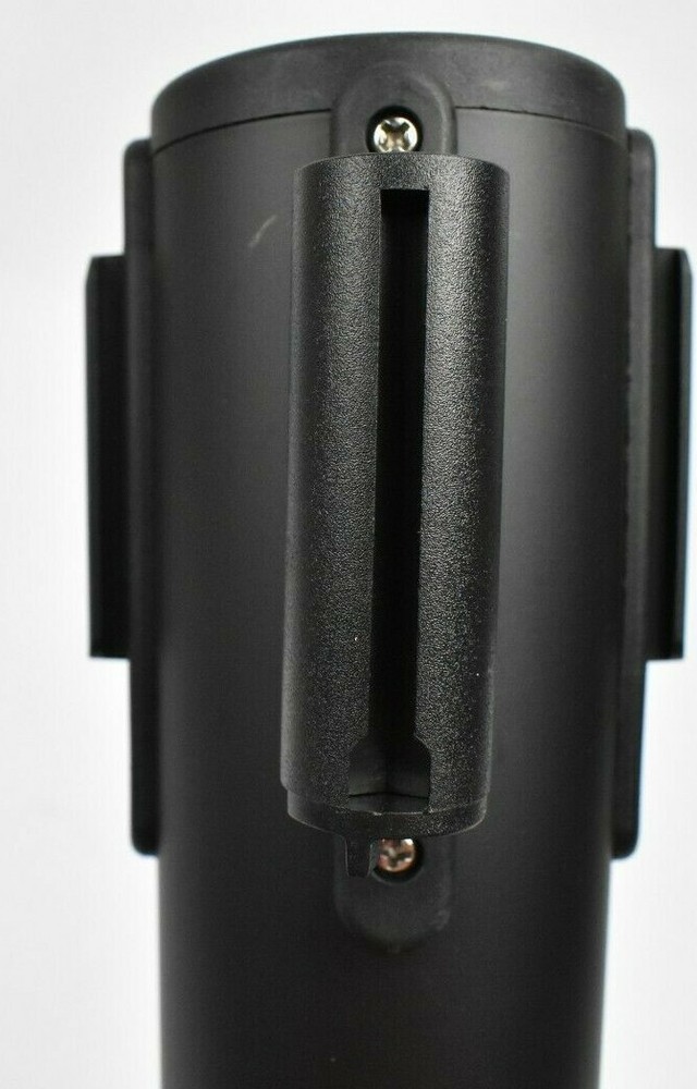 2 Pack Crowd Control Barrier Posts Queue Pole Retractable RED BELT, NO BASE