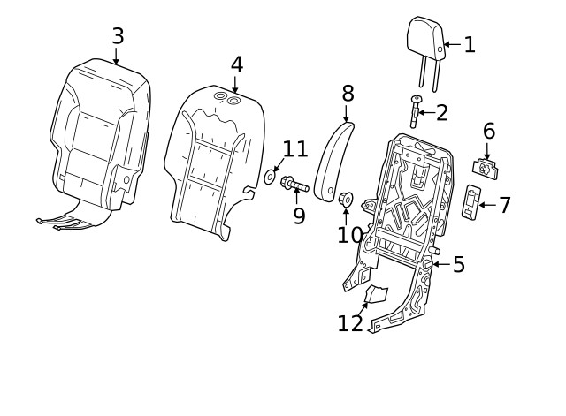 Genuine GM Armrest Bushing 84326056