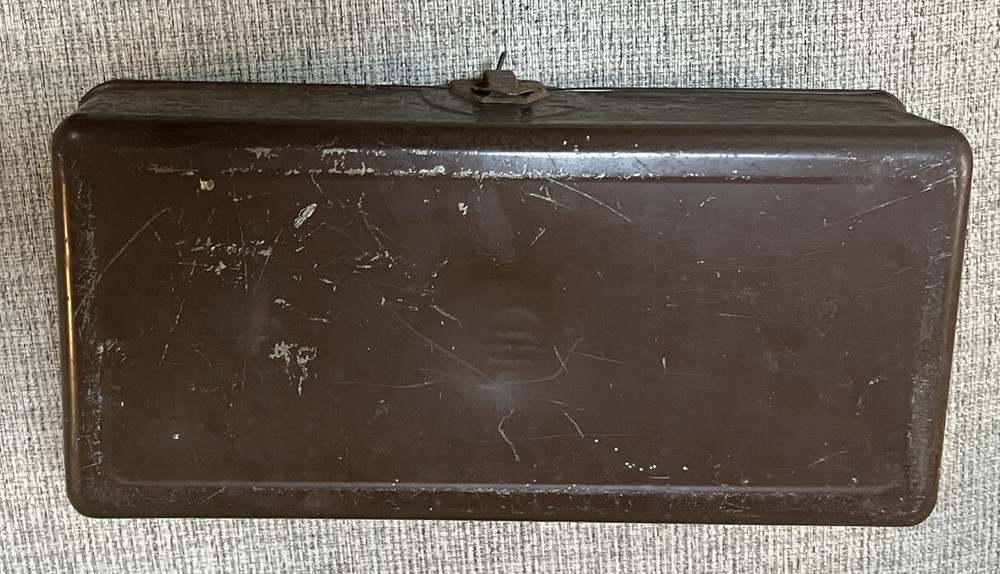Vintage Casco Electri-Craft Brown Tool Box