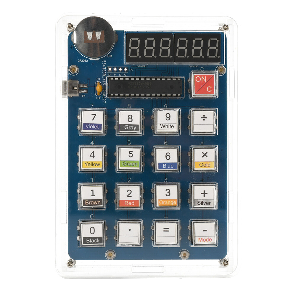 LED Display DIY Calculator Making Electronic Kit MCU Soldering Practice Project
