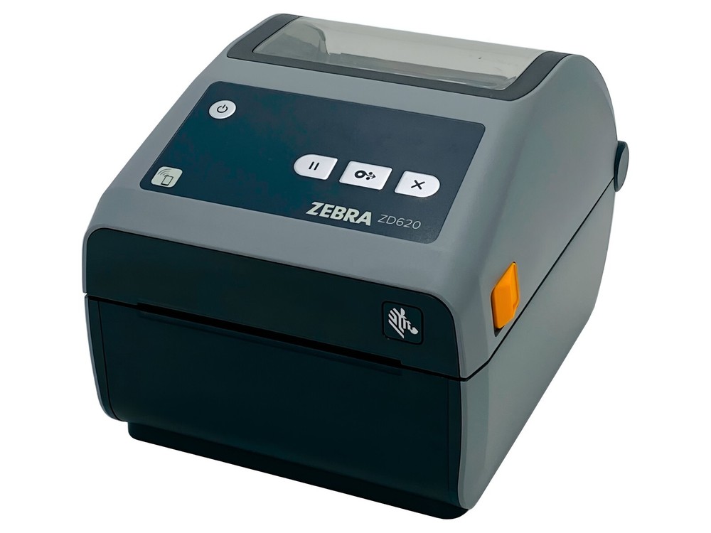 Zebra ZD620 Direct Thermal Barcode Label Printer USB LAN Bluetooth No Adapter