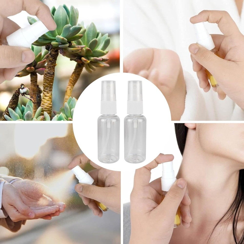2 Pack Spray Bottle, 1 oz/30ml Small Plastic Bottles, Travel Size...