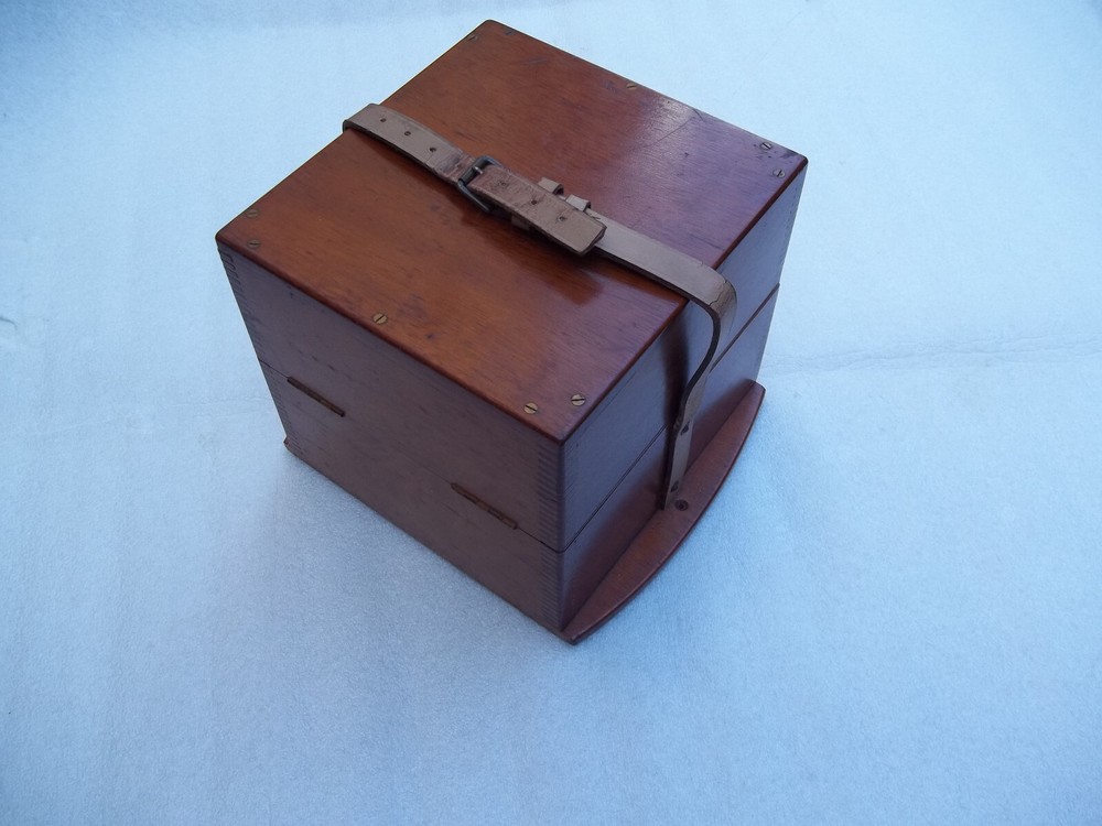 Antique Marine Chronometer Guard Case