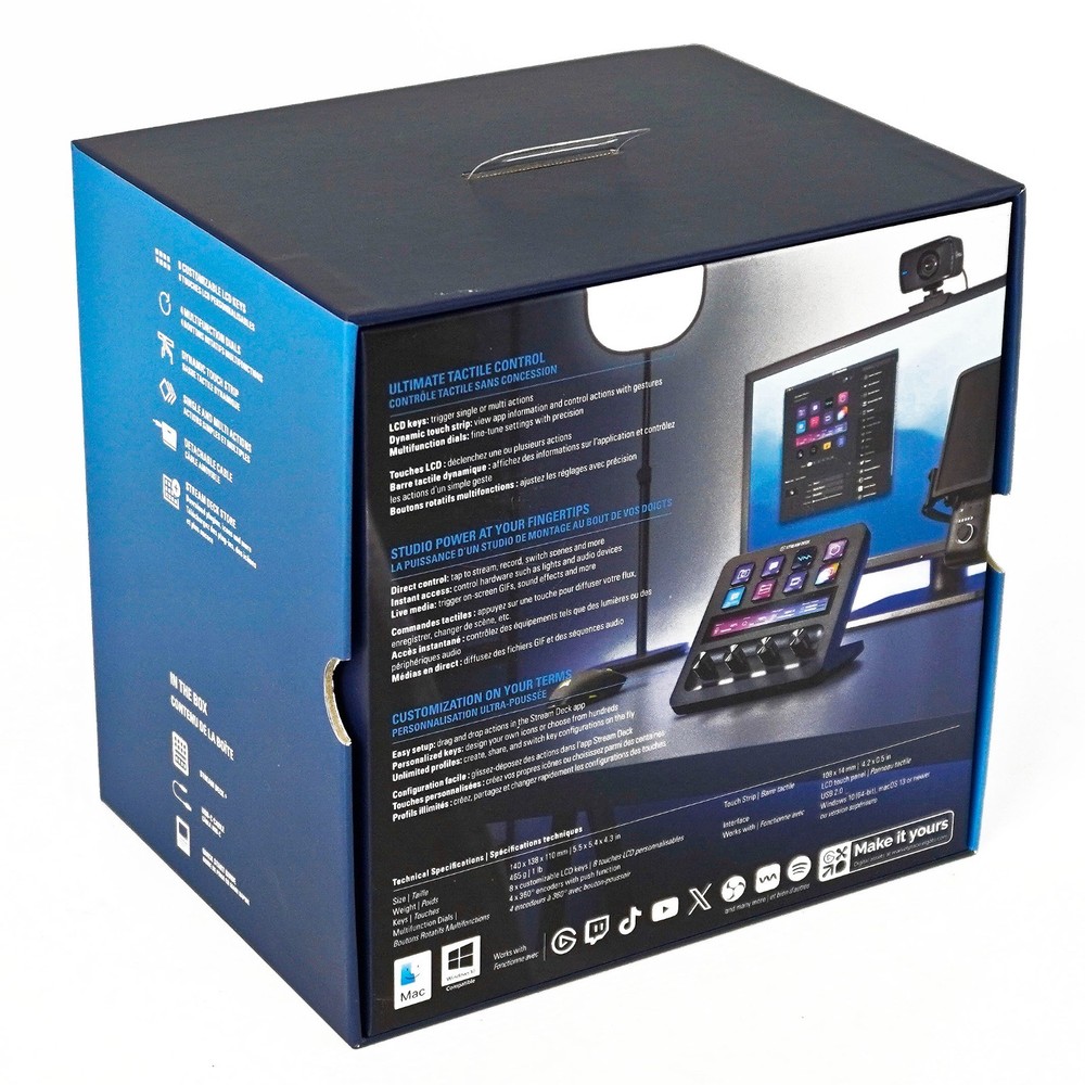 Elgato Stream Deck + Plus (Model 20GBD9901) - Open Box -E