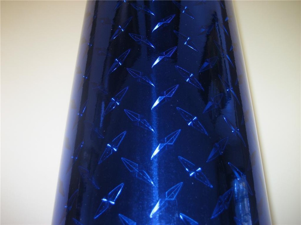 Royal Blue Diamond Plate Sign Plotter Cutter Vinyl Roll