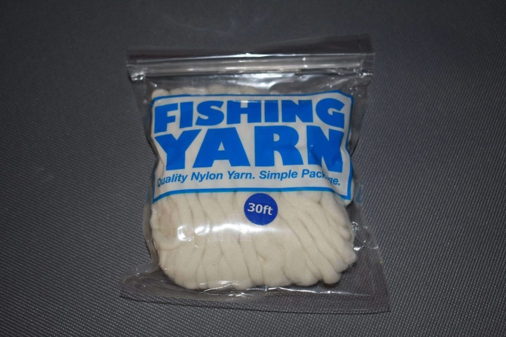 Fishing Yarn White Skinny