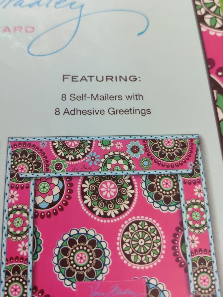 8 Vera Bradley Cupcake Pink Create A Card Cards
