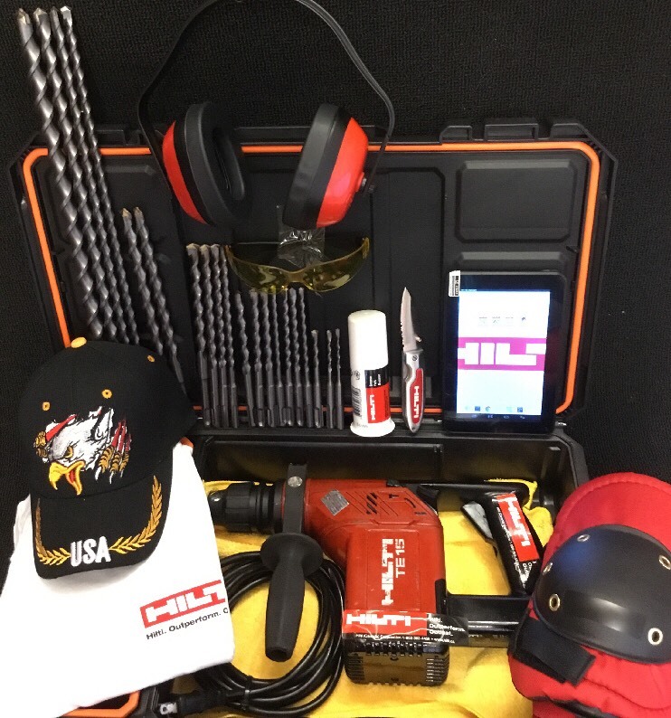HILTI TE 15, GREAT CONDITION , FREE TABLET, BITS, EXTRAS, FAST SHIP