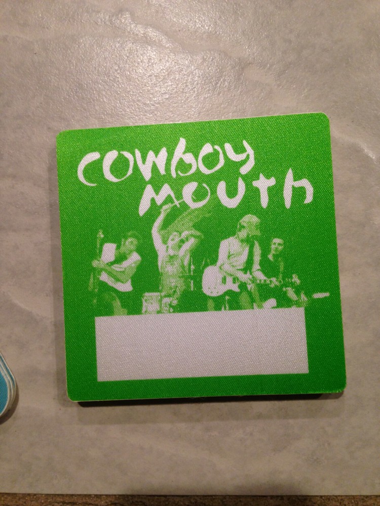 Cowboy Mouth  authentic Backstage Pass