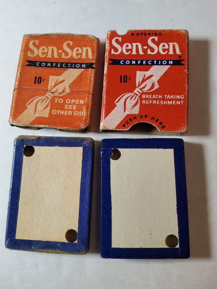 Sen-Sen Boxes. Empty