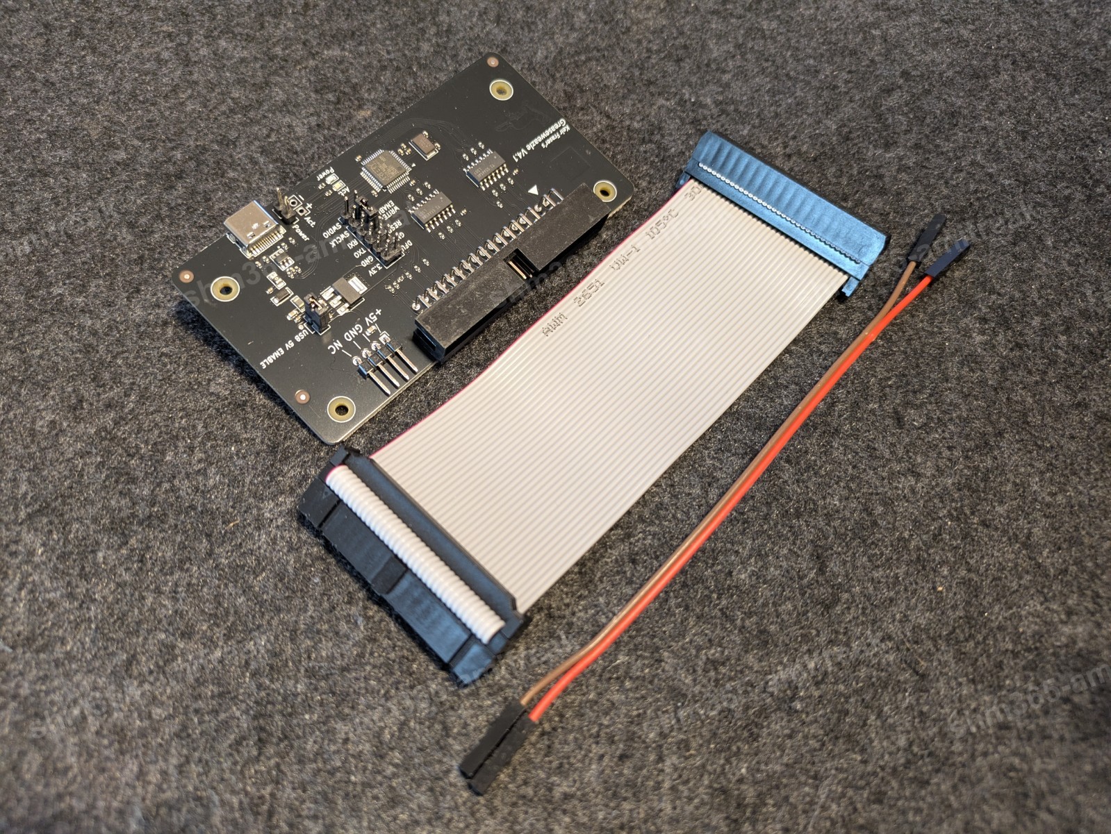 💾 GREASEWEAZLE V4.1 USB FLOPPY ADAPTER + BLACK PCB + MINI SET - AMIGA