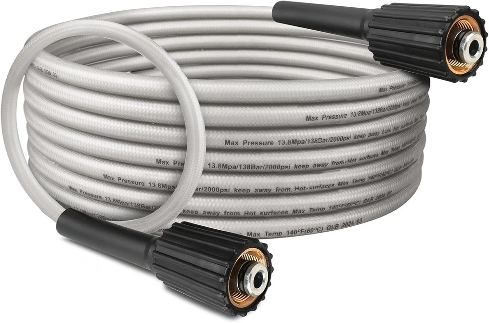 Pressure Washer Hose for Ryobi Power Replacement White