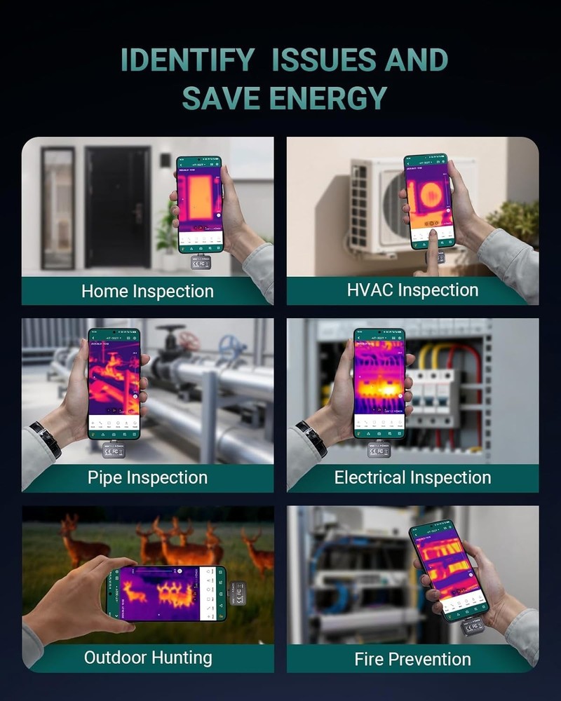 Super Resolution 512×384 Infrared Thermal Camera Android Image Camera