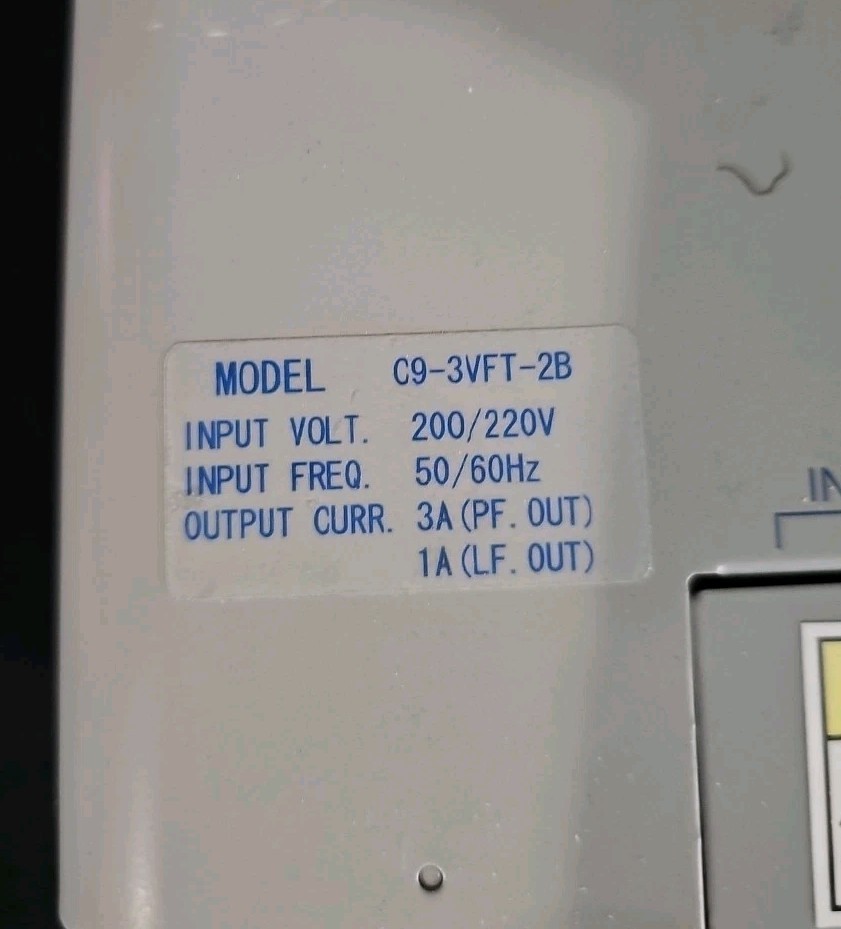 SHINKO C9-3VFT-2B VARIABLE FREQUENCY DIGITAL CONTROLLER - Free Shipping