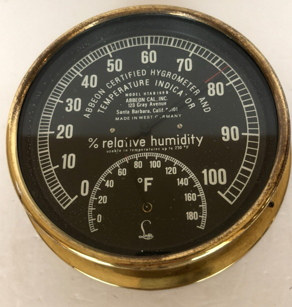 Abbeon Certified Hygrometer and Temperature Indicator HTAB169B