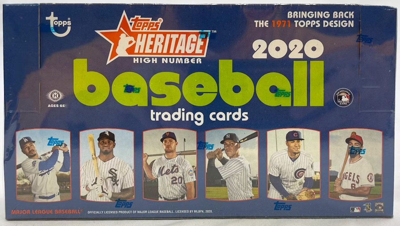 2020 Topps Heritage Baseball High Number Sealed Hobby Box