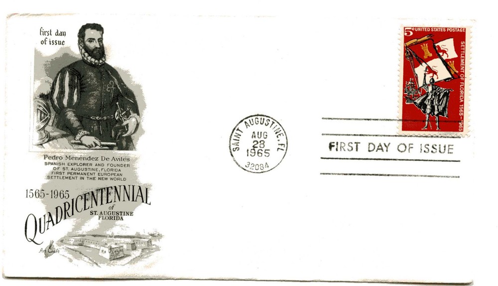 1271 St Augustine, Florida, ArtCraft FDC