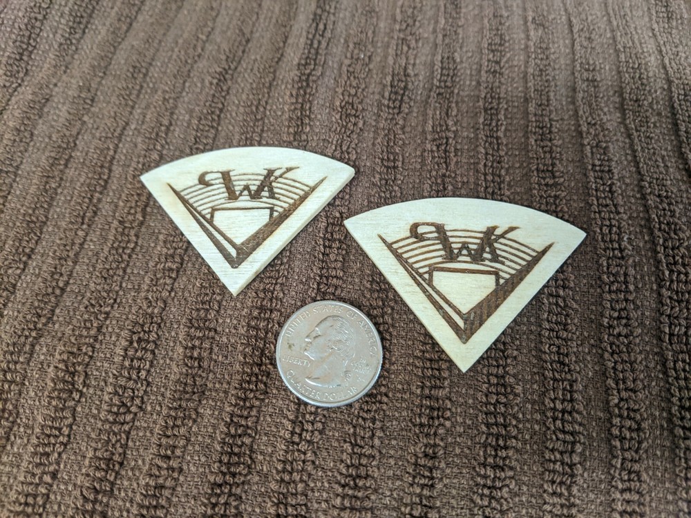 Klipsch PWK Badge - Wood - Engraved - Replace Lost Badge