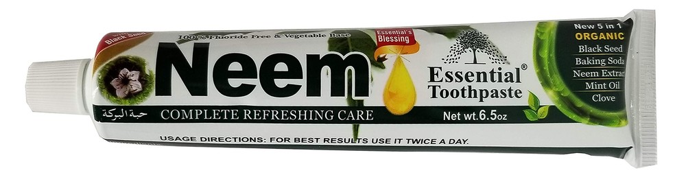 NEEM ESSENTIAL TOOTHPASTE NEW 5 in 1 FORMULA 6 PACK