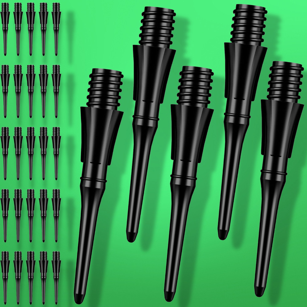Soft Tip Darts 30 Pieces per Box, 2BA Thread Plastic Tips Accessories