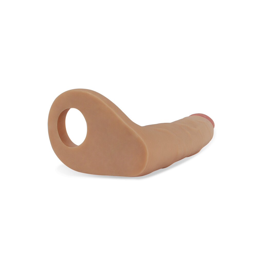 Double Pleasure Penetration Soft Anal Strap On Dildo + Erection Delay Cock Ring
