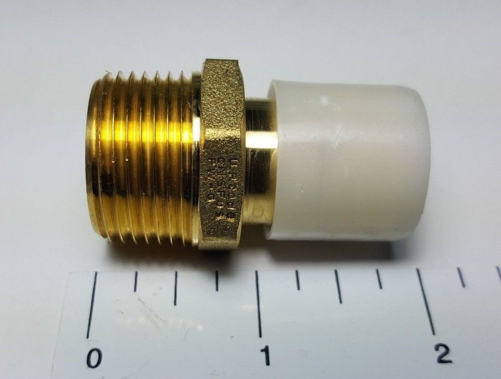 10 PCS 3/4" PEX A X 3/4" MALE NPT EXPANSION ADAPTER F1960