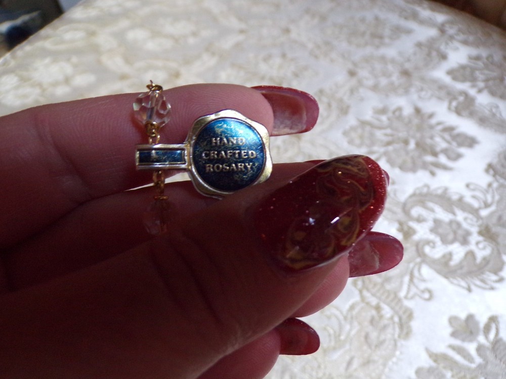 VTG NWT Beaded Rosary