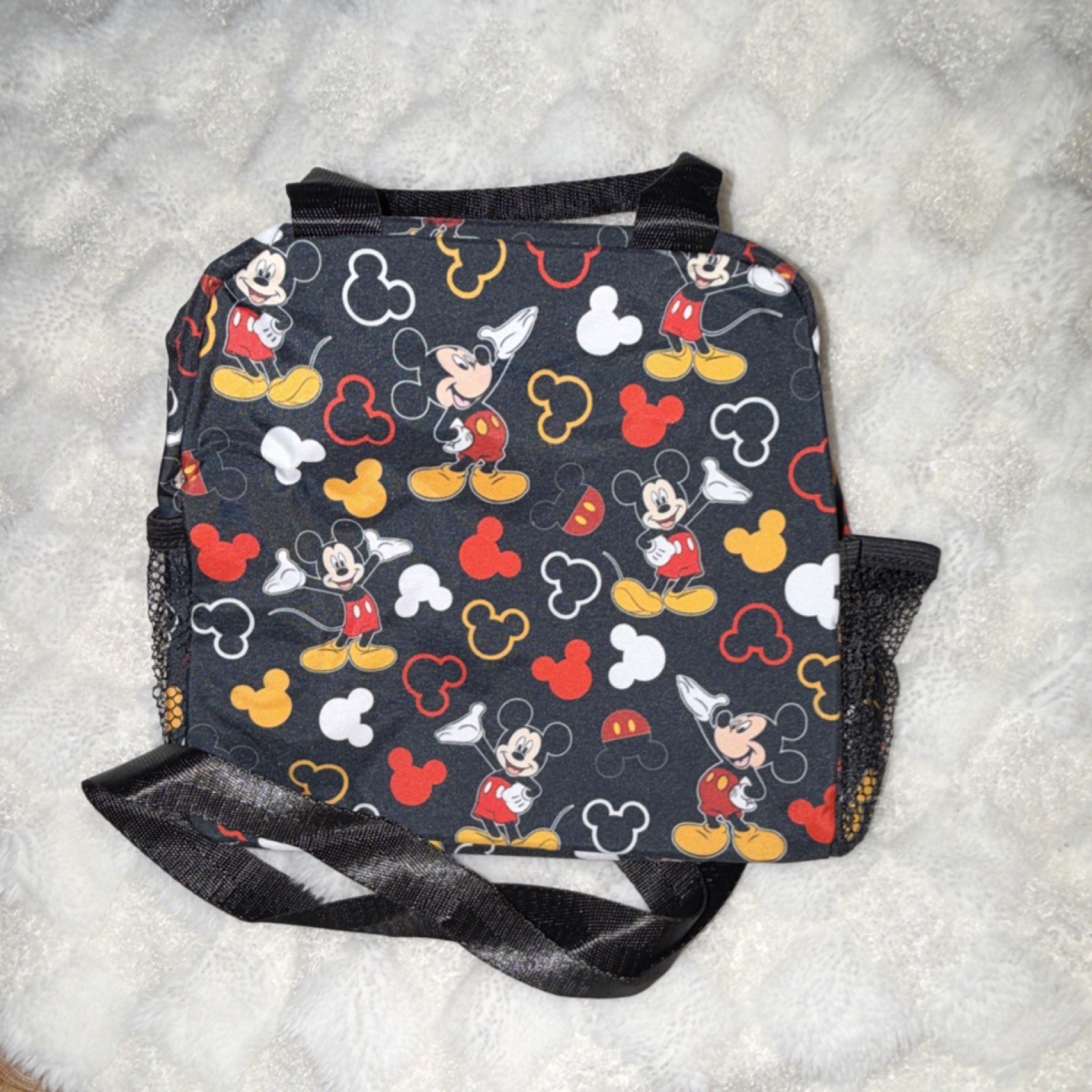 Lunch Cooler MICKEY mouse Multicolor Backpack bag kit Handbag NEW