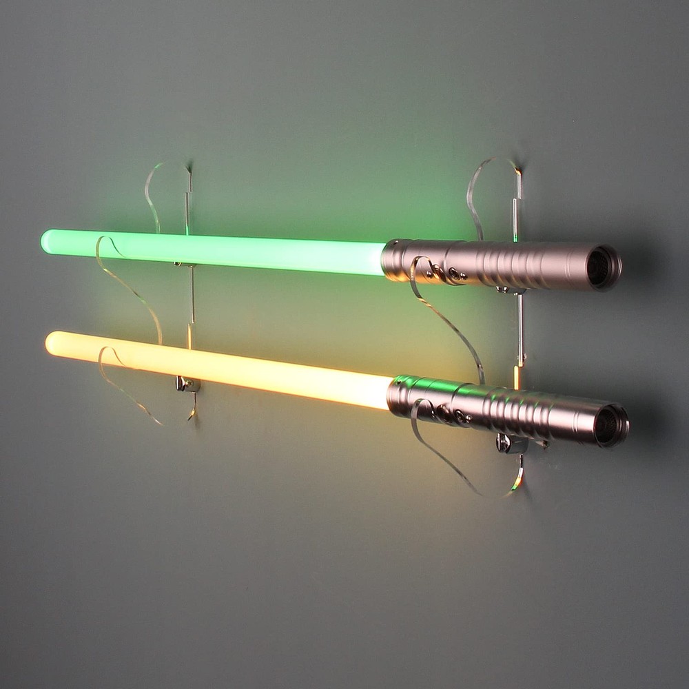 Lightsaber Holder Wall Mount - 2 Layer Horizontal Display - Acrylic Material ...