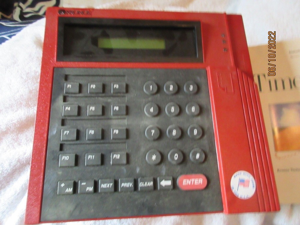 KRONOS TIMEKEEPER Series 400 TIME CLOCK w/ access cards NEVER USED???