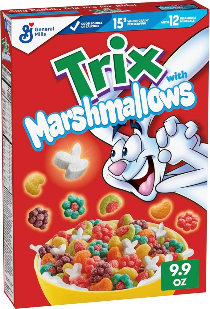 Fruity Breakfast Cereal With Marshmallows, Made With Whole Grain
