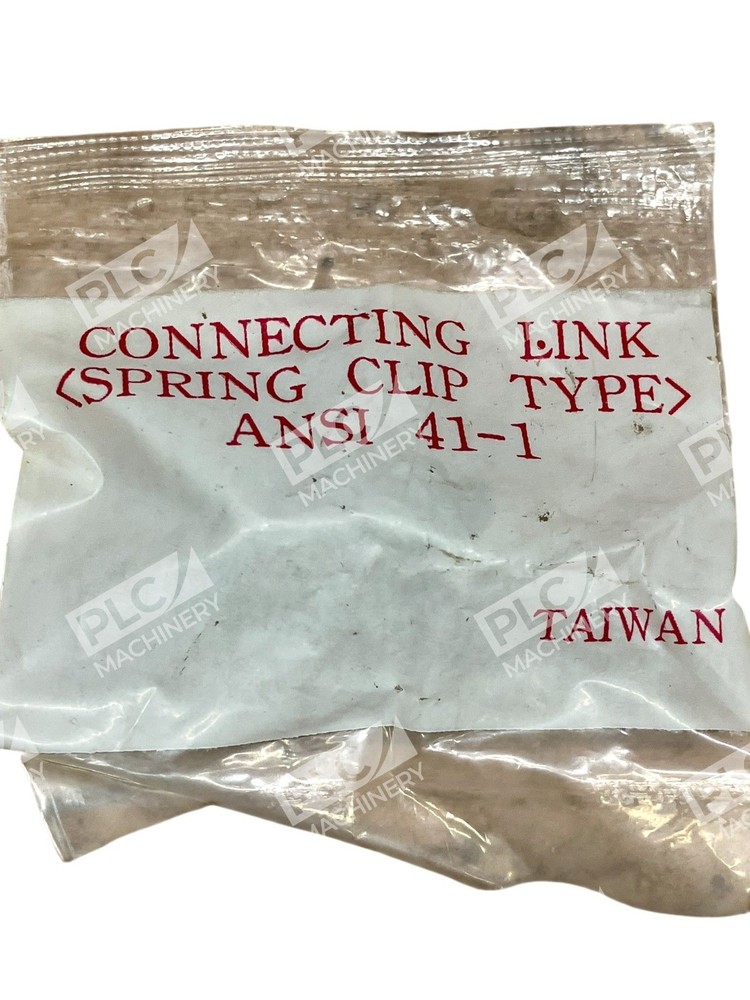 ANSI #41-1 Roller Chain Master Link Spring Clip Connecting Link 1/2"