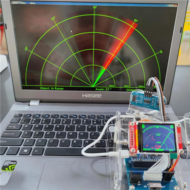 Ultrasonic Radar Scanning Teen Technology DIY Programming Detection Machine Toy