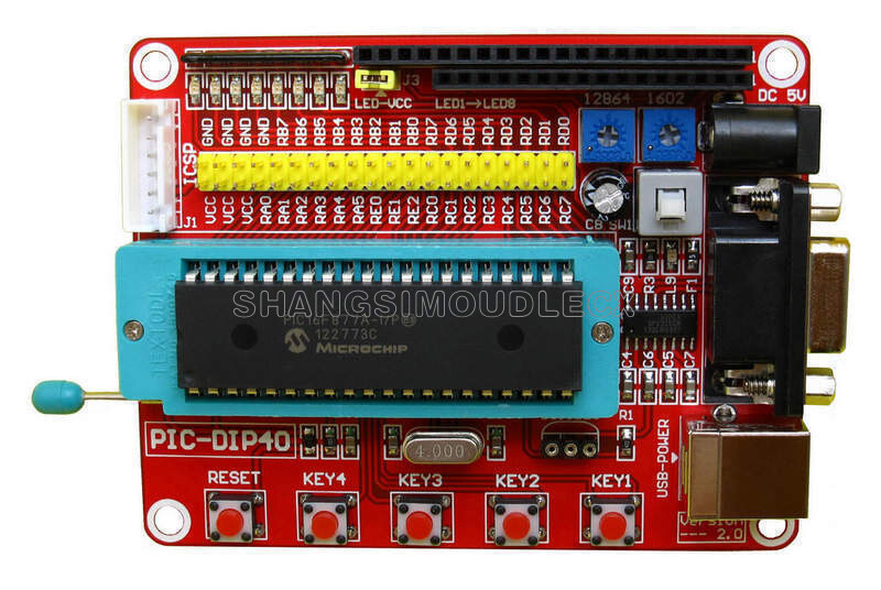 PIC16F877A PIC Minimum System Development Board JTAG ICSP Program Emulator NEW-