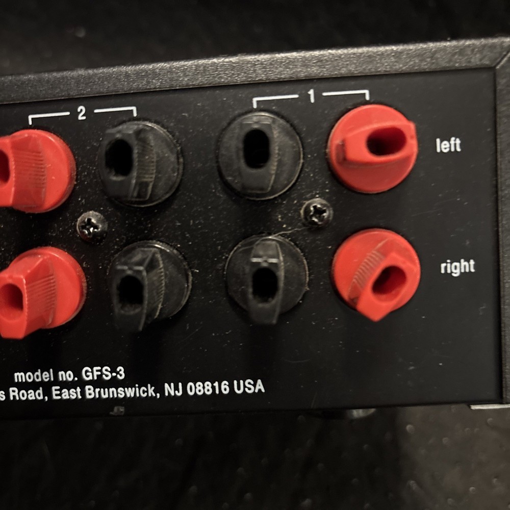 ADCOM Model GFS-3 Speaker Selector with Protection Circuit, Binding Posts