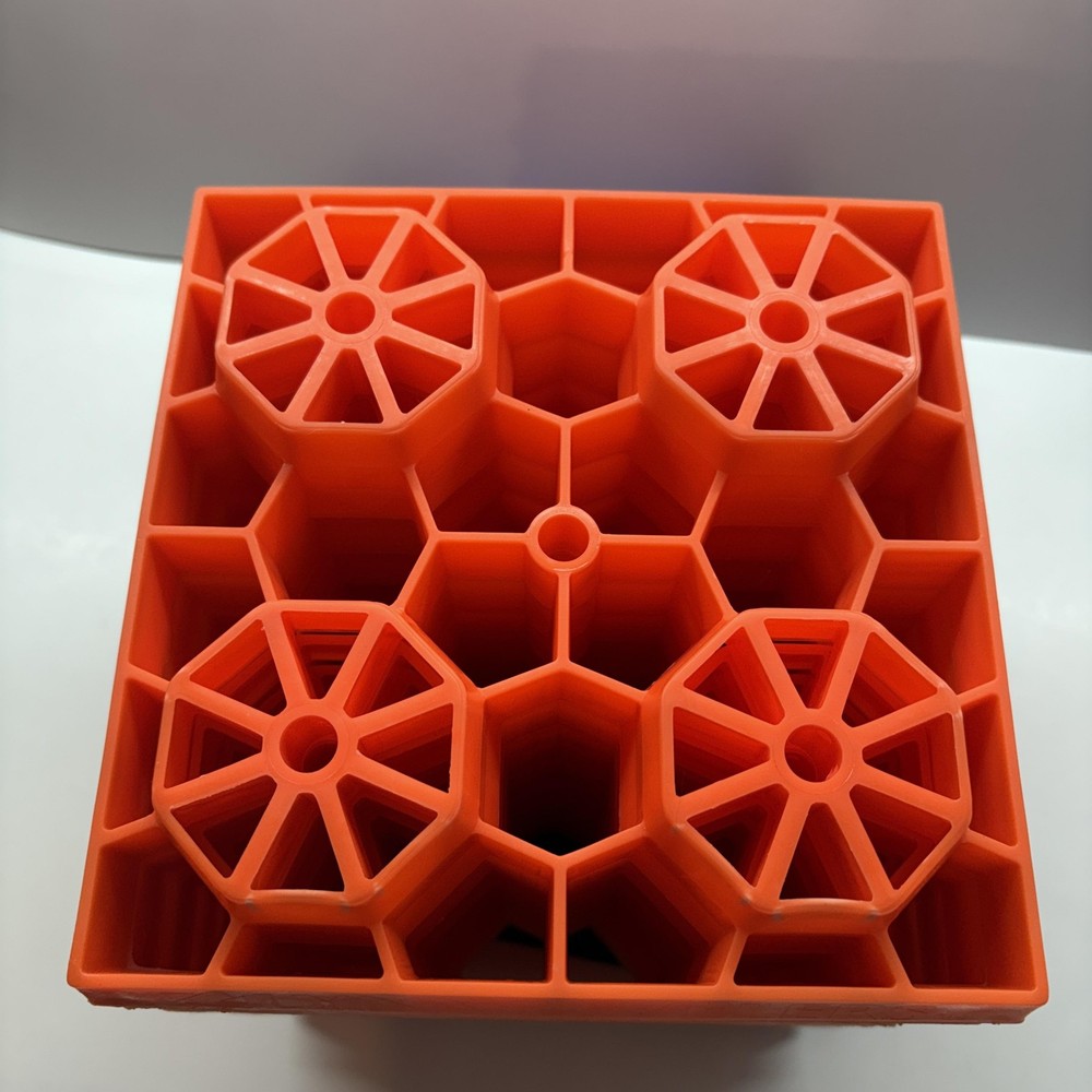 Lynx Levelers RV Stackable Leveling Blocks Orange Plastic Motorhome Kit W/ Bag