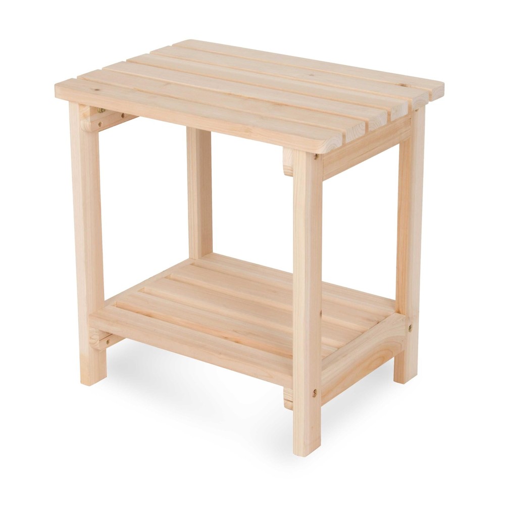 Providence Rectangular Side Table – Natural