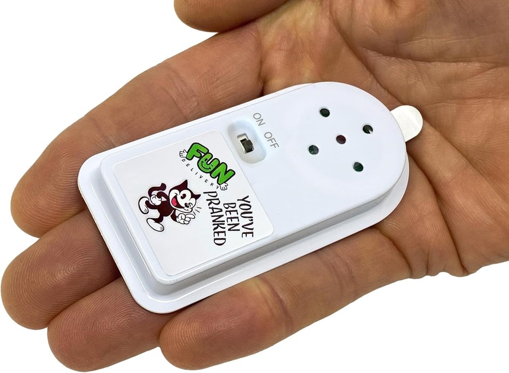 Compact Meowing Cat Prank Device - Randomized Sounds for Endless Laughter