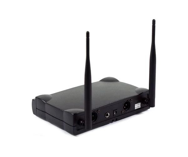 Mr. Dj MIC-UHF200 Professional Wireless Microphone System Kit with 2 Handheld &