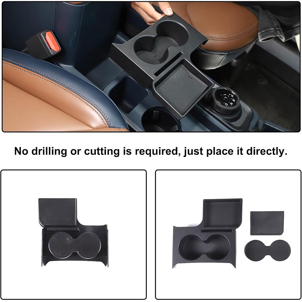 For Ford Maverick 2022-2025 Accessories Center Console Cup Holder Organizer Tray