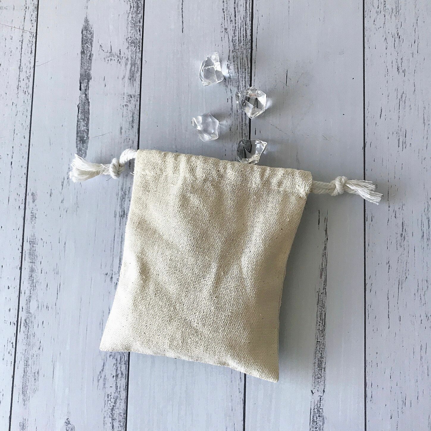 500 Cotton Linen Pouch Bag Handmade Jewelry Product Packing Packaging Bag 8x10cm