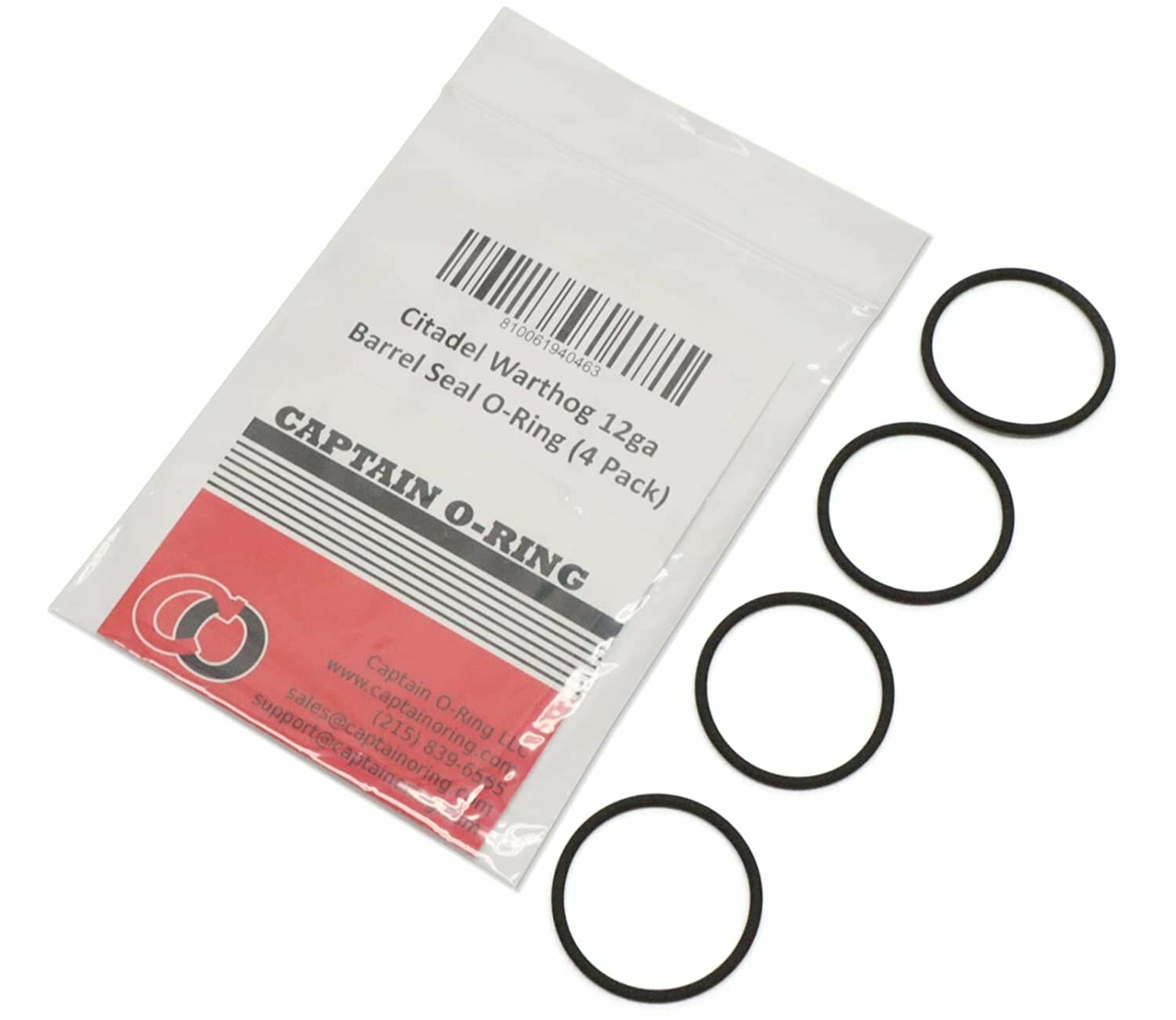 Citadel Warthog 12 Gauge (12ga) Barrel Seal O-Rings (4 Pack)