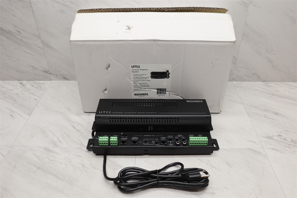 NEW Bogen Communications UTI1 Universal Telephone Paging Zone Systems Interface