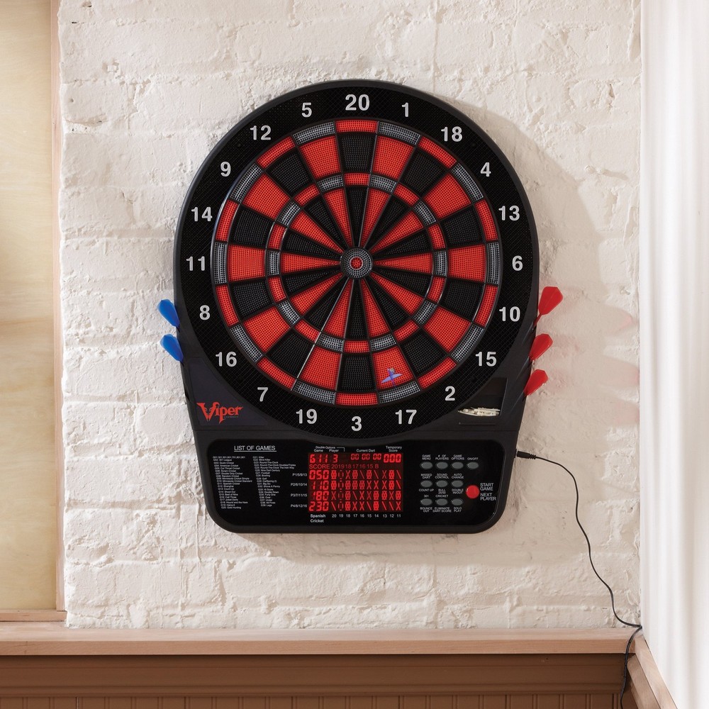 Viper 800 Electronic Soft Tip Dartboard Bundle with LaserLite Laser Throw/Toe