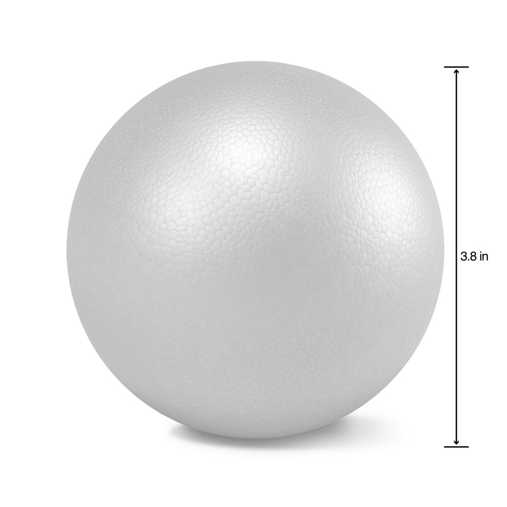 Smooth Styrofoam Balls 4"