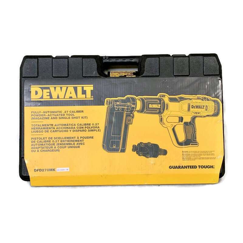 DEWALT DFD270MK Fully-Automatic .27 Caliber Single Shot Powder-Actuated Tool